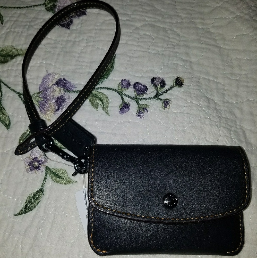 New Coach 21086 Glovetanned Leather card pouch